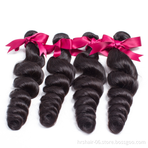 100% 10A Woman Hair Extension Mink Cuticle Aligned Raw Brazilian Virgin Straight Human hair Bundles with Closure